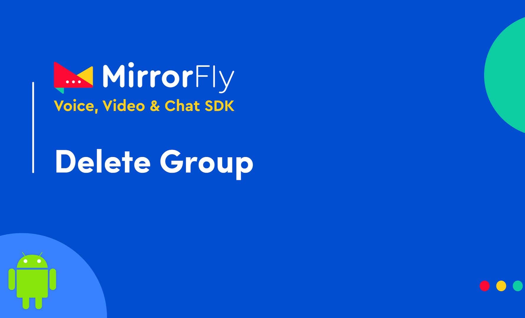 Delete Group Member Setup Using Android Chat SDK