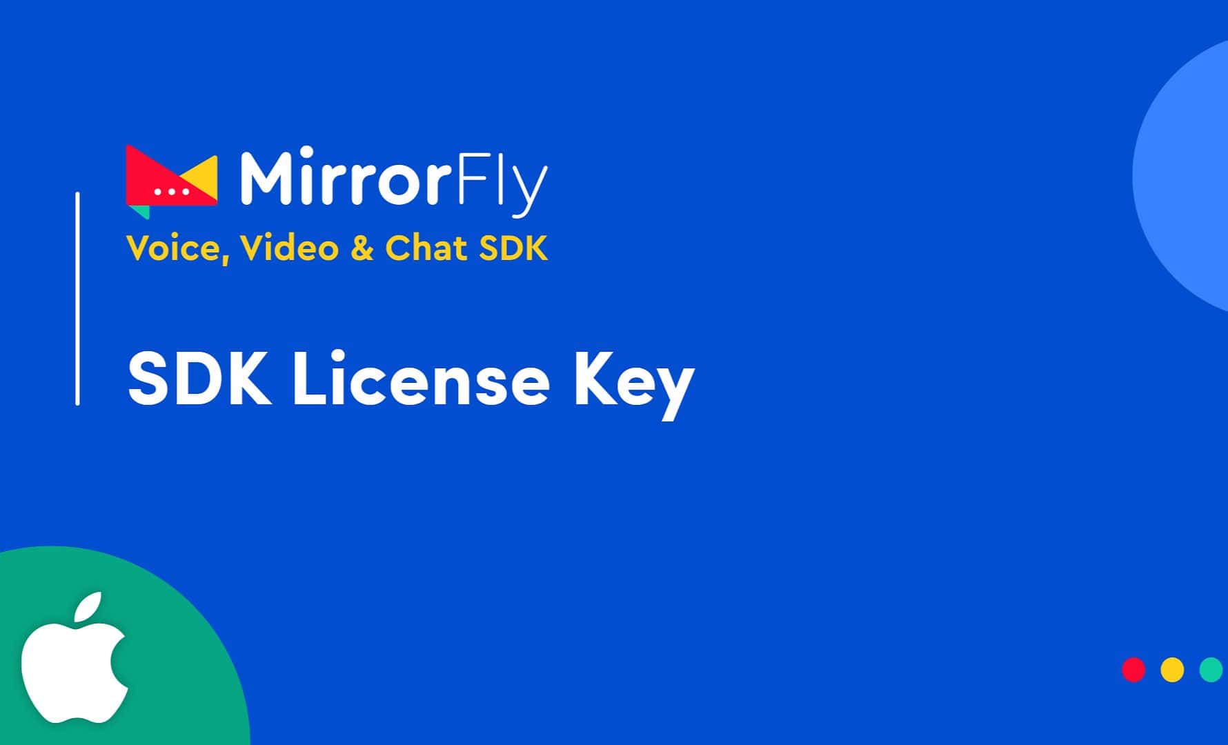 License Key Setup using SDK in iOS Chat App