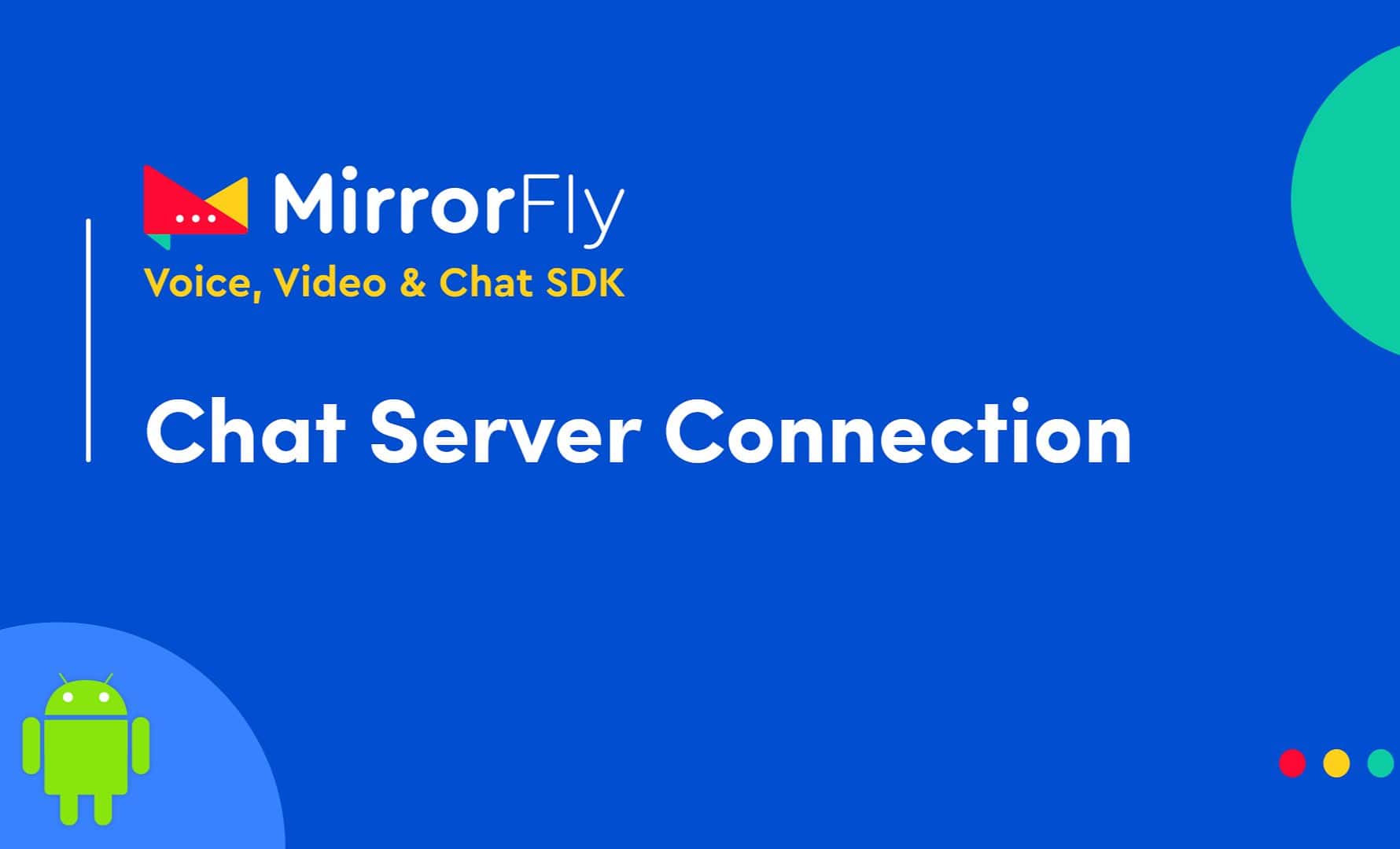 Chat Server Configuration for Android using SDK