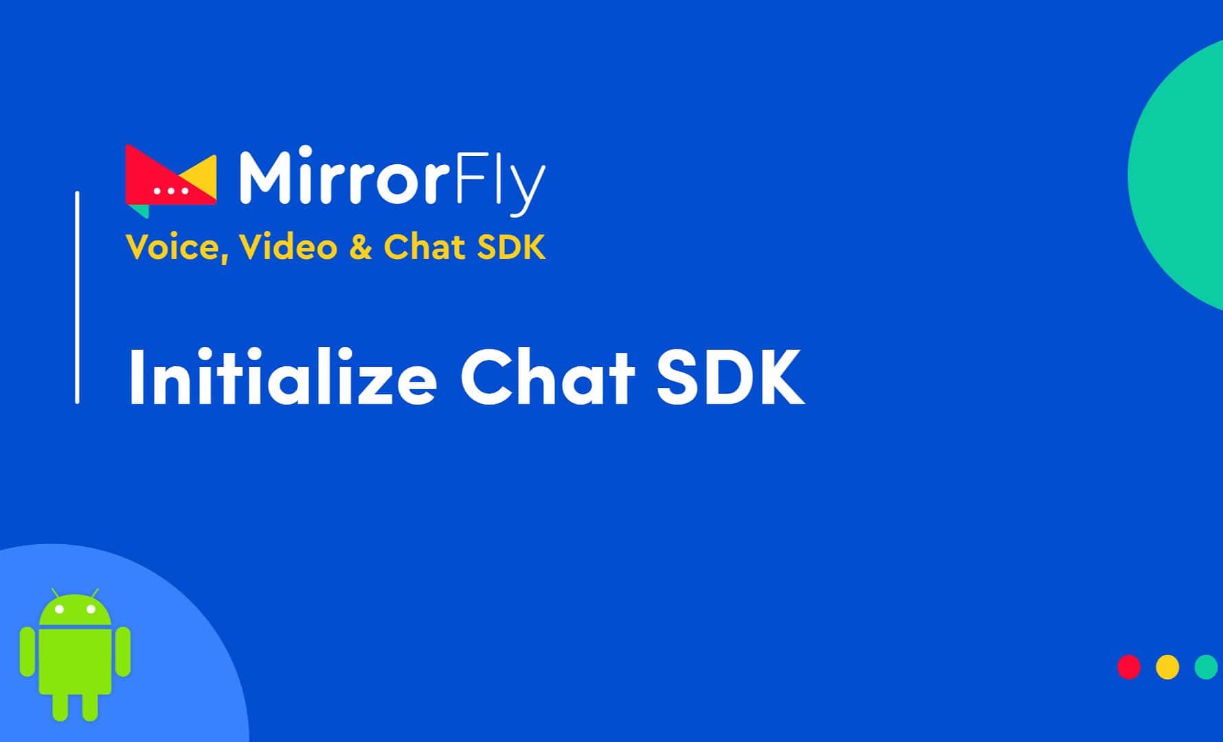 Initialize Chat for Android App using SDK
