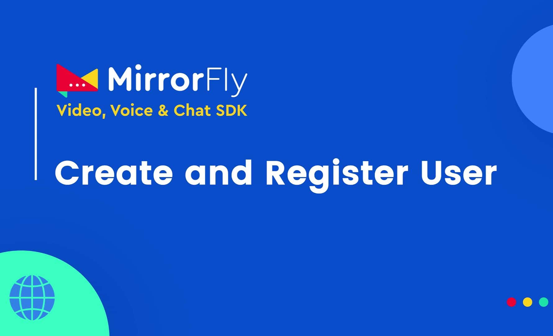 Create and Register User using Chat SDK on Web