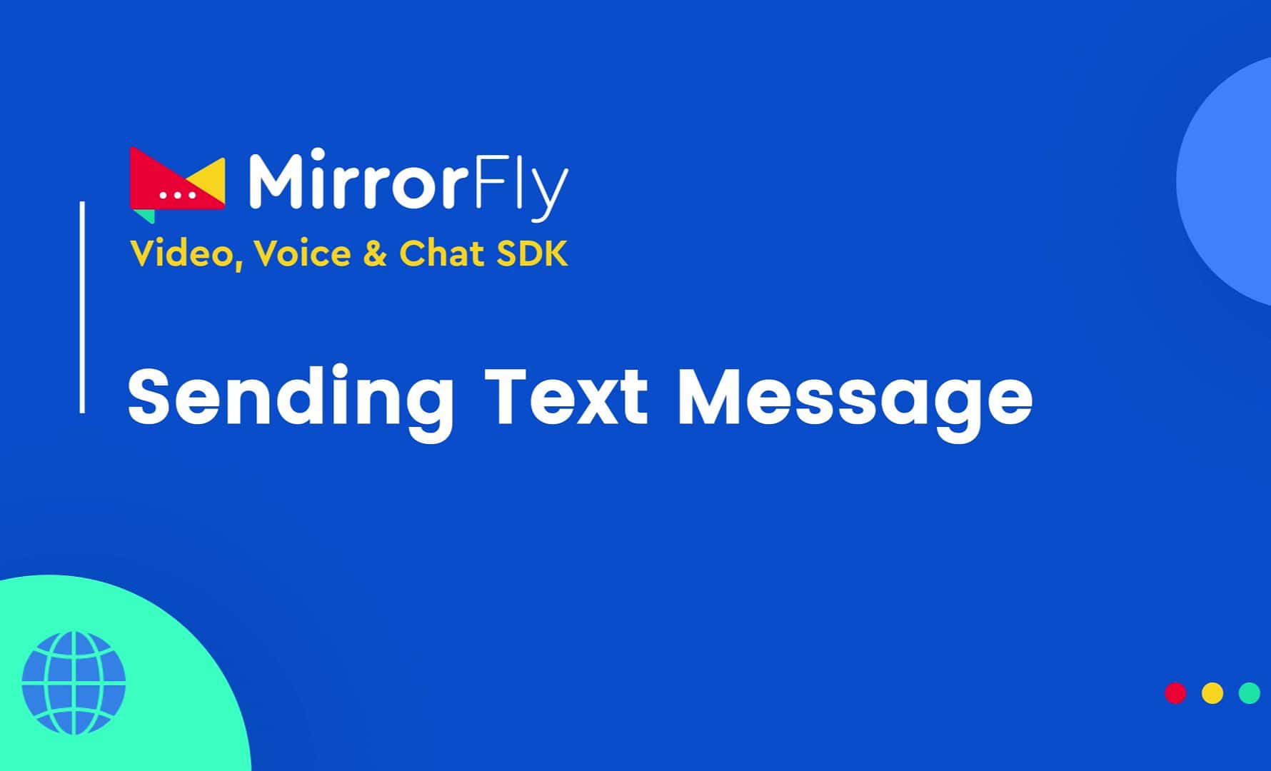 Send Text Message Configuration using Chat SDK on Web
