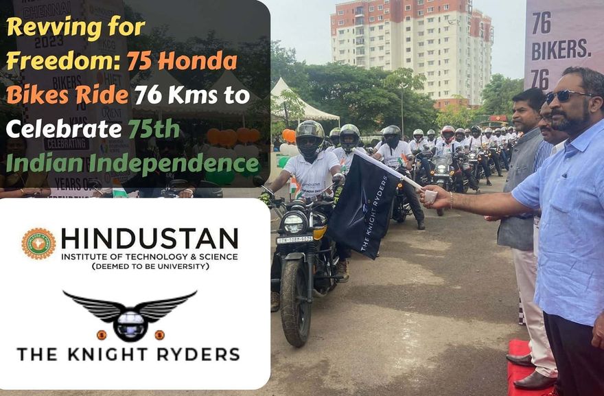 Independence Day Ride in Collaboration with Hindustan College